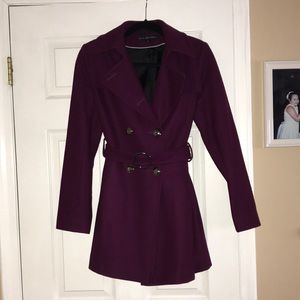 Via Spiga coat size 6 cranberry color